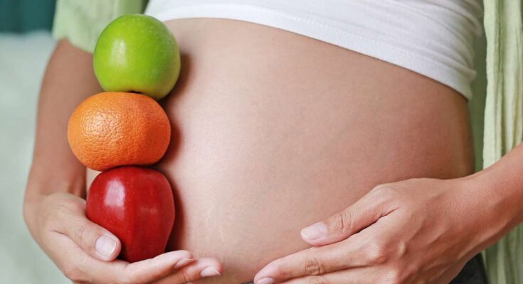 Healthy nutrition for the mother during pregnancy